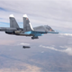 A Russian Su-34 drops bombs over Syria. Photo credit: Itar-TASS